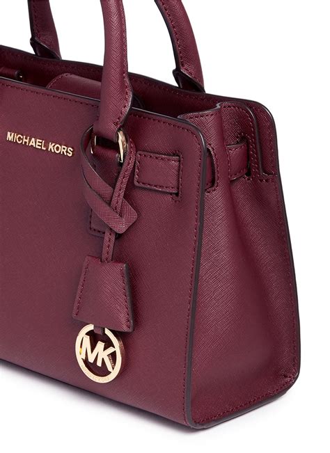 michael kors dillon|Dillon Small Saffiano Leather Satchel .